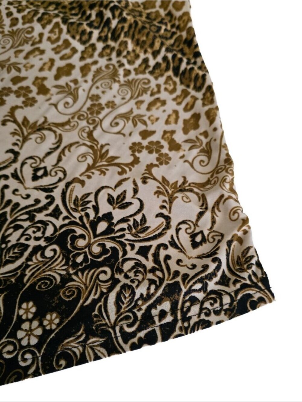 Womens Black & Brown Print Tank Dress - Picture 6 of 6